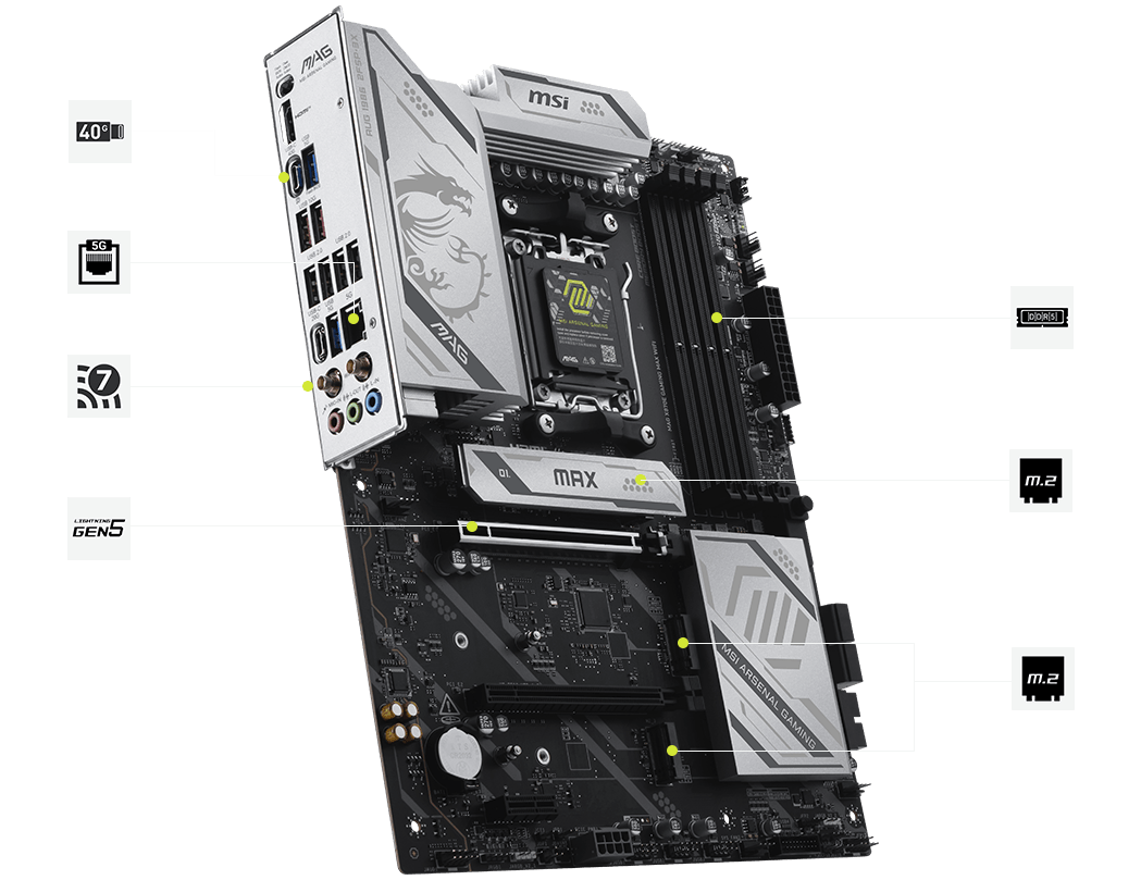 msi mag x870e Tomahawk wifi