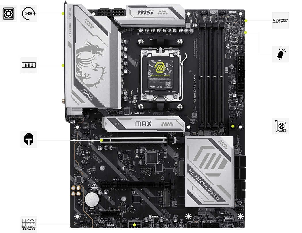 msi mag x870e Tomahawk wifi