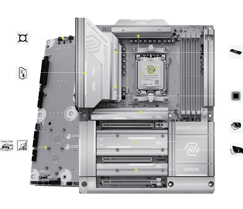 msi mag x870e Tomahawk wifi
