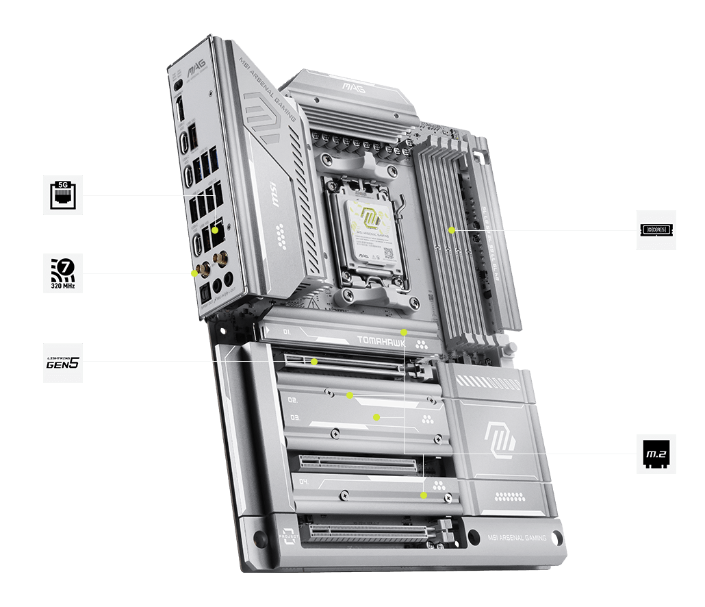 msi mag x870e Tomahawk wifi