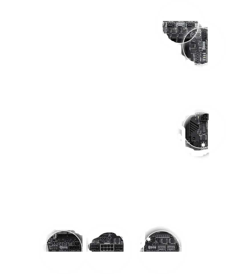 header with different colors