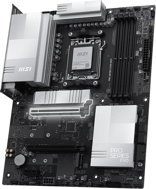 MSI PRO X870E-S EVO WIFI PCI-E