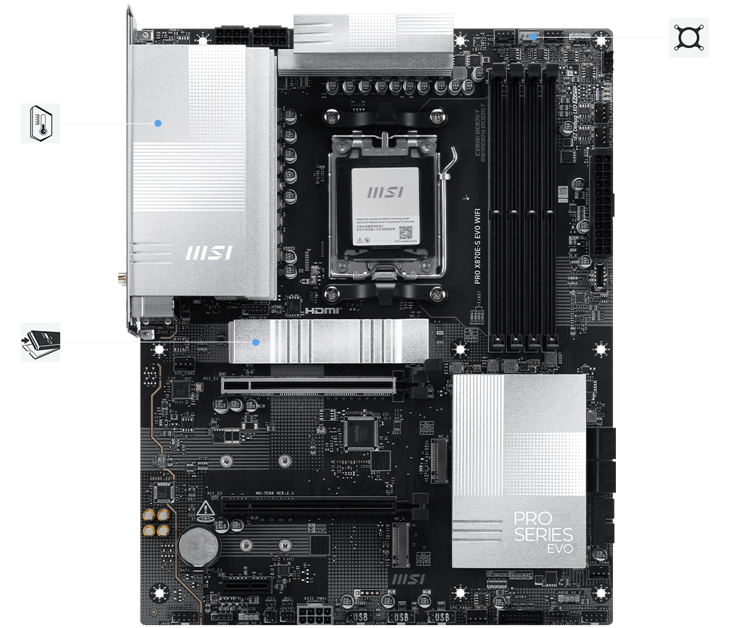 msi pro x870e-p evo hero