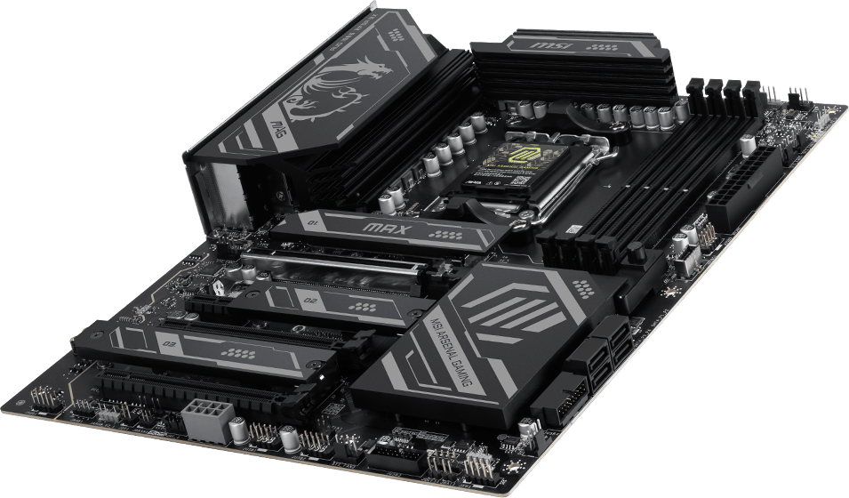 MAG X870E GAMING PLUS MAX WIFI S cooling system overview