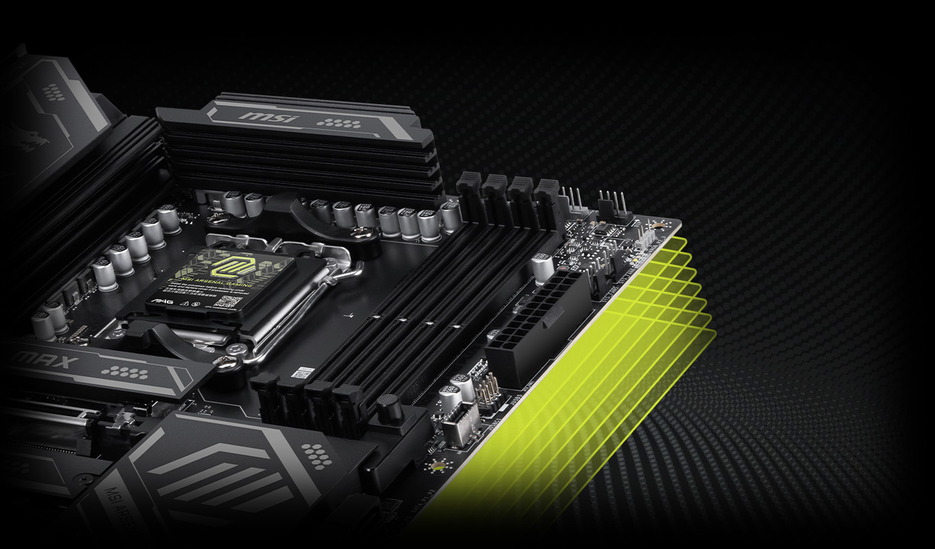 MAG X870E GAMING PLUS MAX WIFI S high-quality PCB design