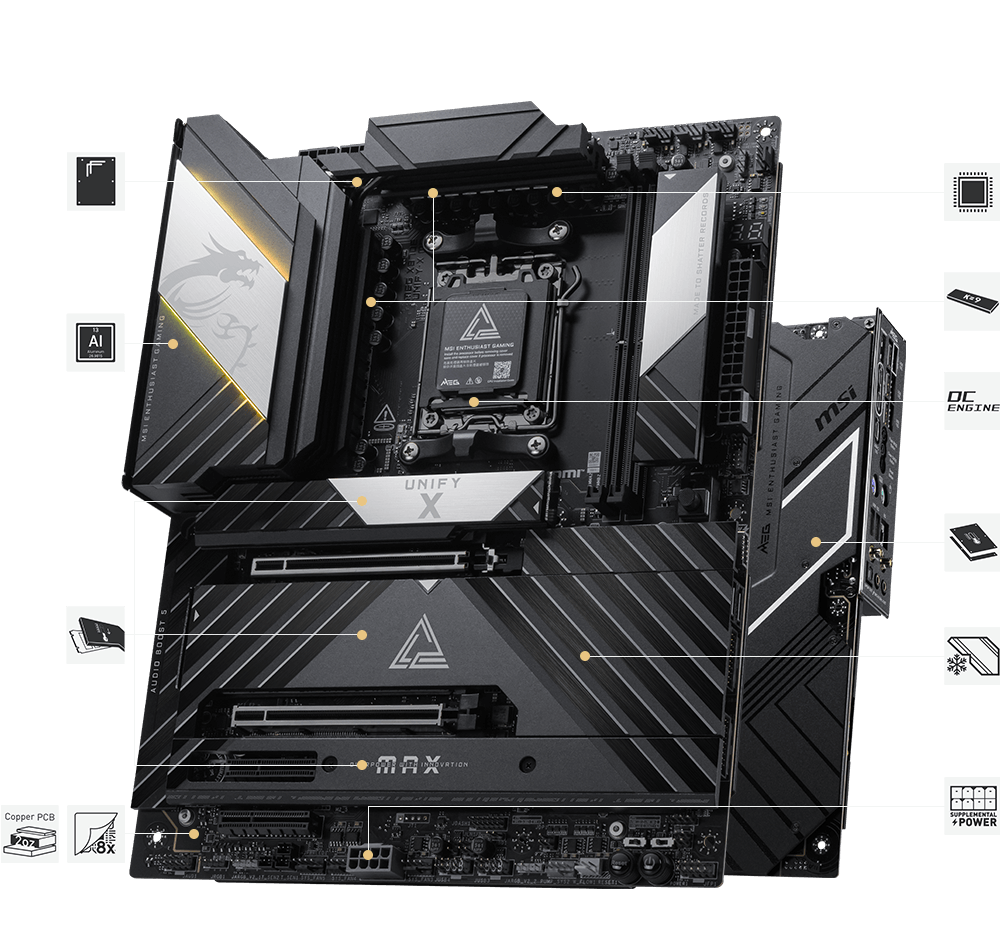 msi MEG X870E UNIFY-X MAX