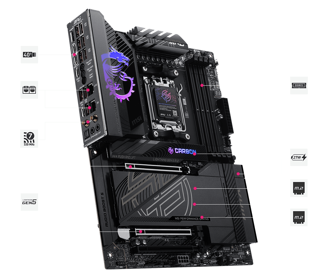 msi MPG X870E CARBON MAX WIFI