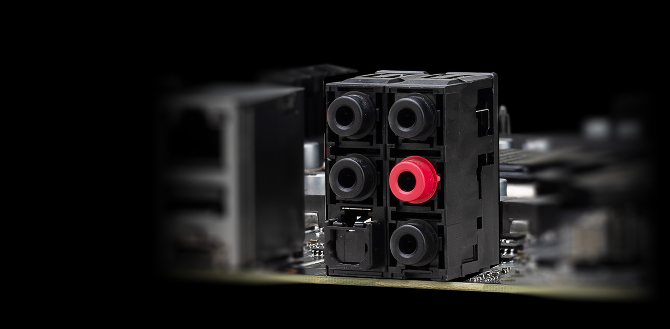 MSI Isolated Analogy Structure for Audio Connectors