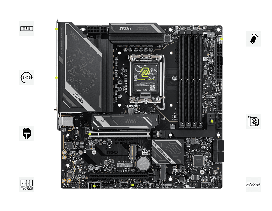 MAG Z890M GAMING PLUS WIFI