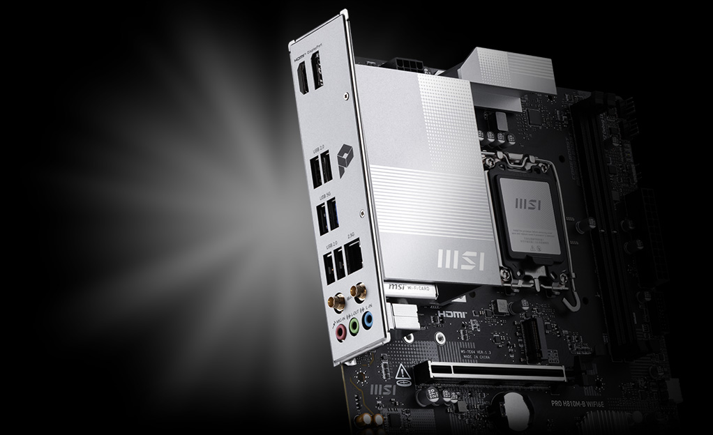 Pre-Installed I/O Shield