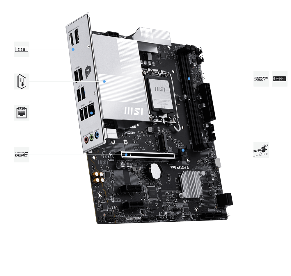 Msi Pro H810M-B BUSINESS ELEGANCE