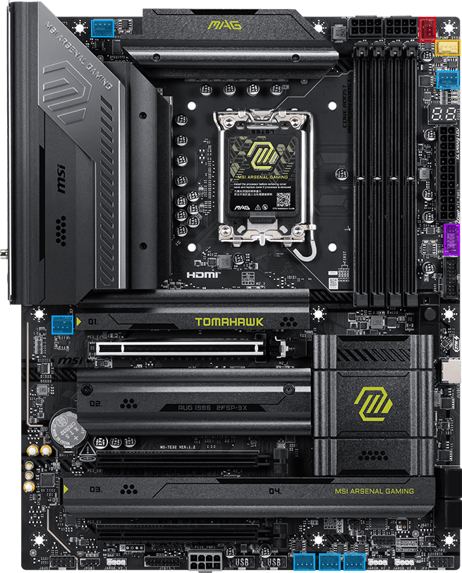 MAG Z890 TOMAHAWK WIFI II System Cooling