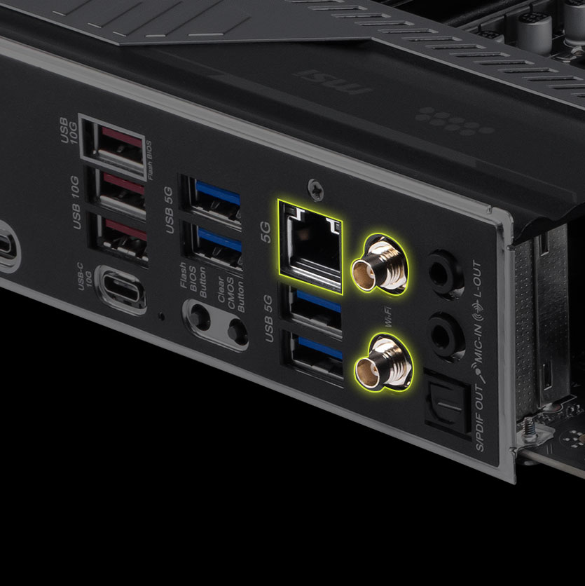 MSI HIGH-BANDWIDTH AND LOW-LATENCY NETWORK