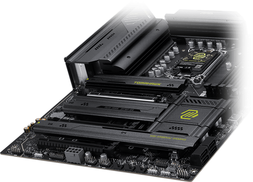 MAG Z890 TOMAHAWK WIFI II storage