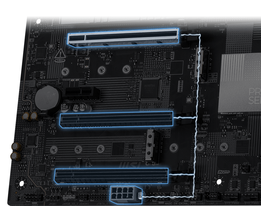 PCIe supplimental powerS