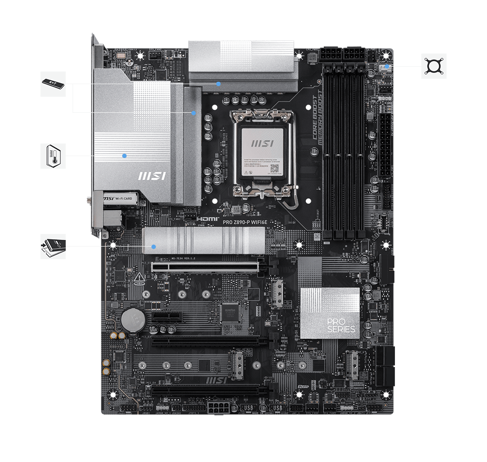 msi PRO Z890-P WIFI6E