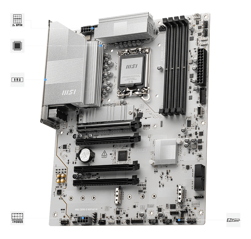 msi PRO Z890-S WIFI6E W performance