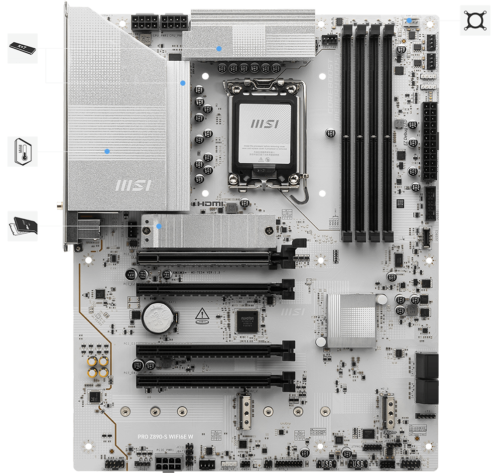 msi PRO Z890-S WIFI6E W