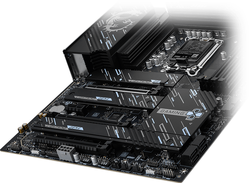 MSI z890 Gaming Plus storage