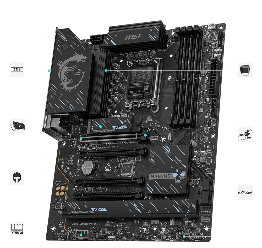 msi Z890 GAMING WIFI6E Hero