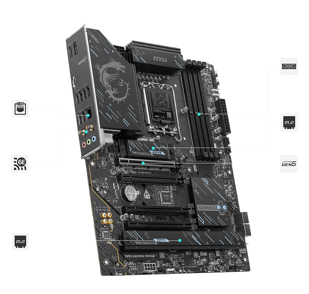 msi Z890 GAMING WIFI6E