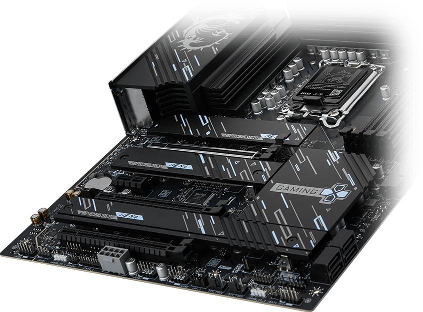 MSI Z890 GAMING WIFI6E storage