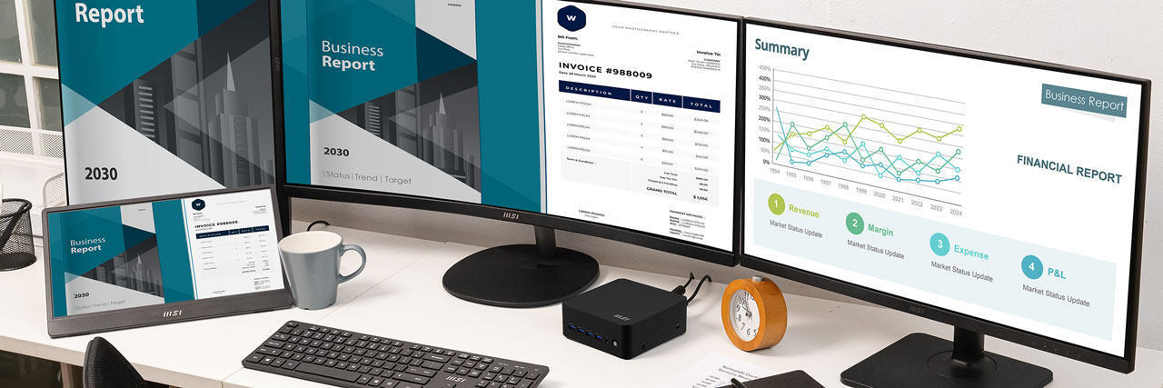 Quadruple Display Support