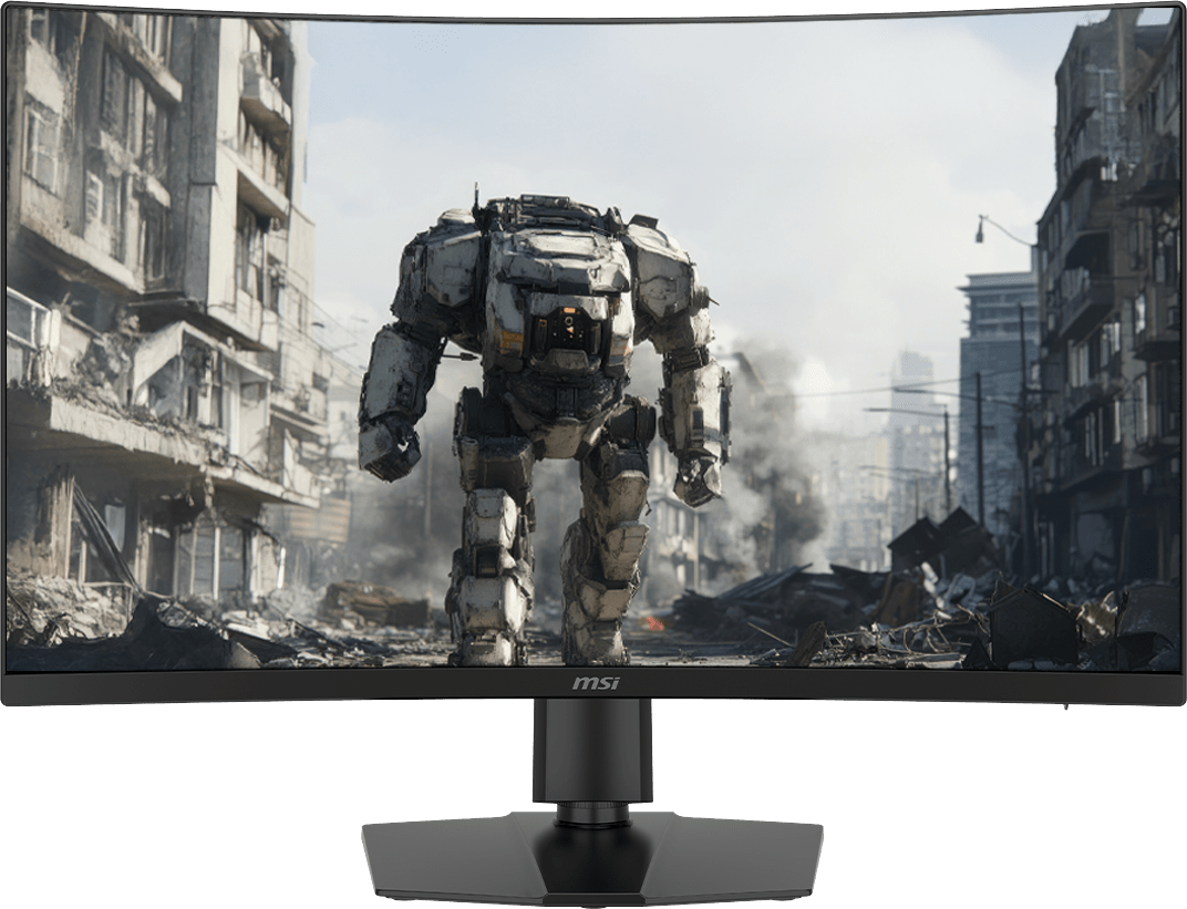 MSI MAG 325CQPD27 curved gaming monitor in FHD 360Hz Triple Mode for high-speed clarity