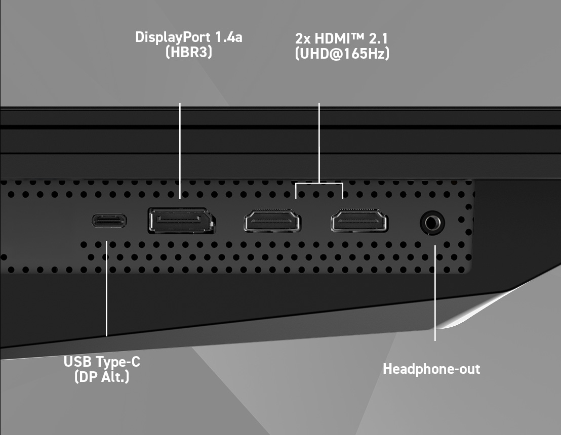 MAG 272UP QD-OLED E16 Connectivity