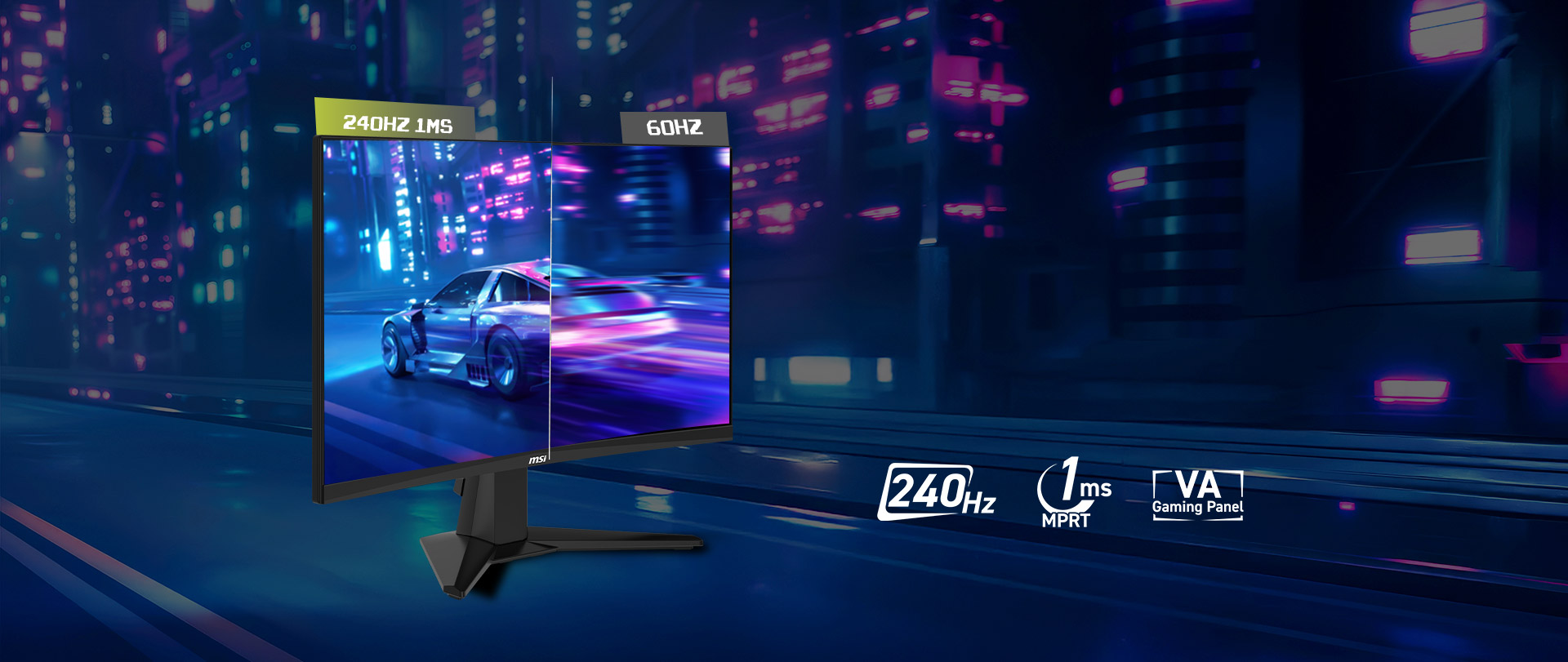 MAG 245C X24 Smooth GamePlay quick response time