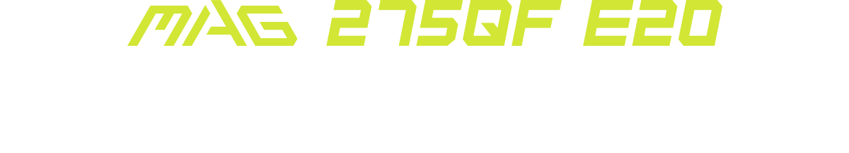 MSI Mintor - MAG 275QF E20 Title