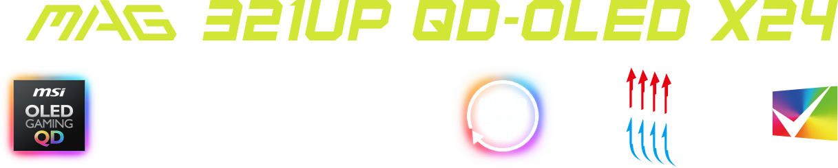 MSI MAG 321UP QD-OLED X24