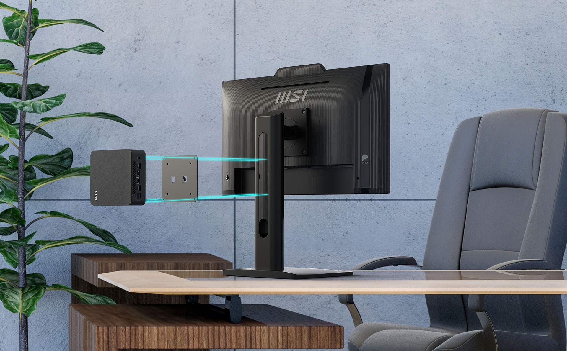 MSI PRO MP242PMG mounting