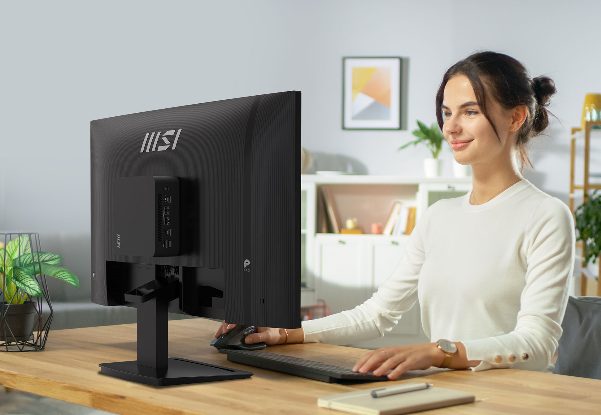 PRO MP273Q E14 with MSI Mini PC