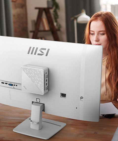 MSI PRO MP275W E2 refined rear design for modern professionals