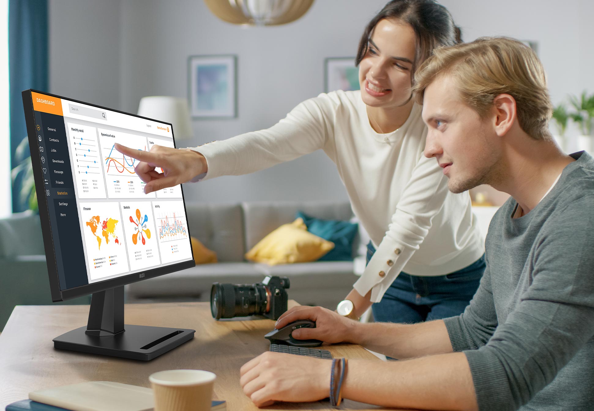 PRO MP225 E12VL Ergonomics for All-Day Productivity