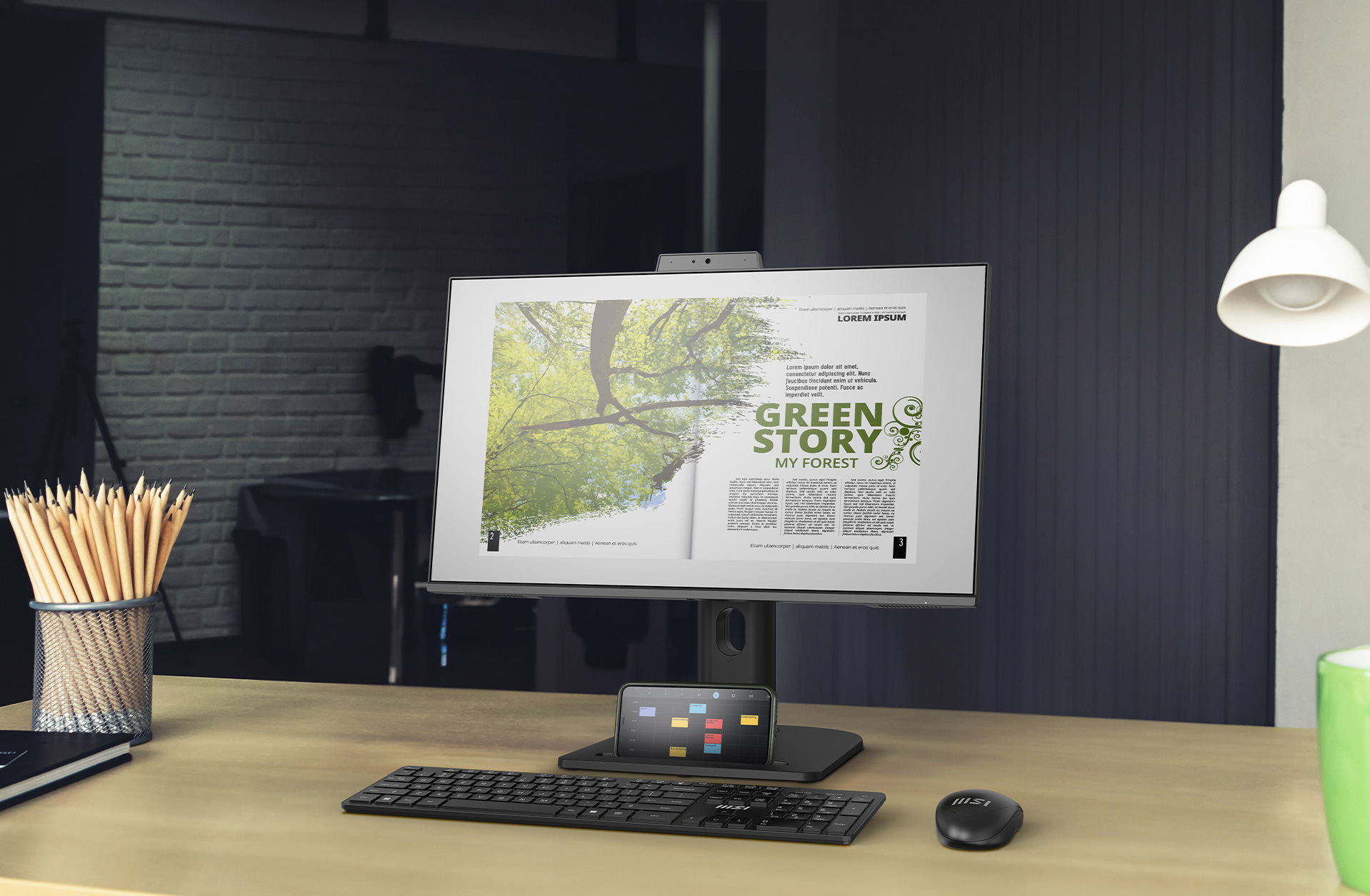 MSI PRO MP245PDG E14 Accessory Slot Image