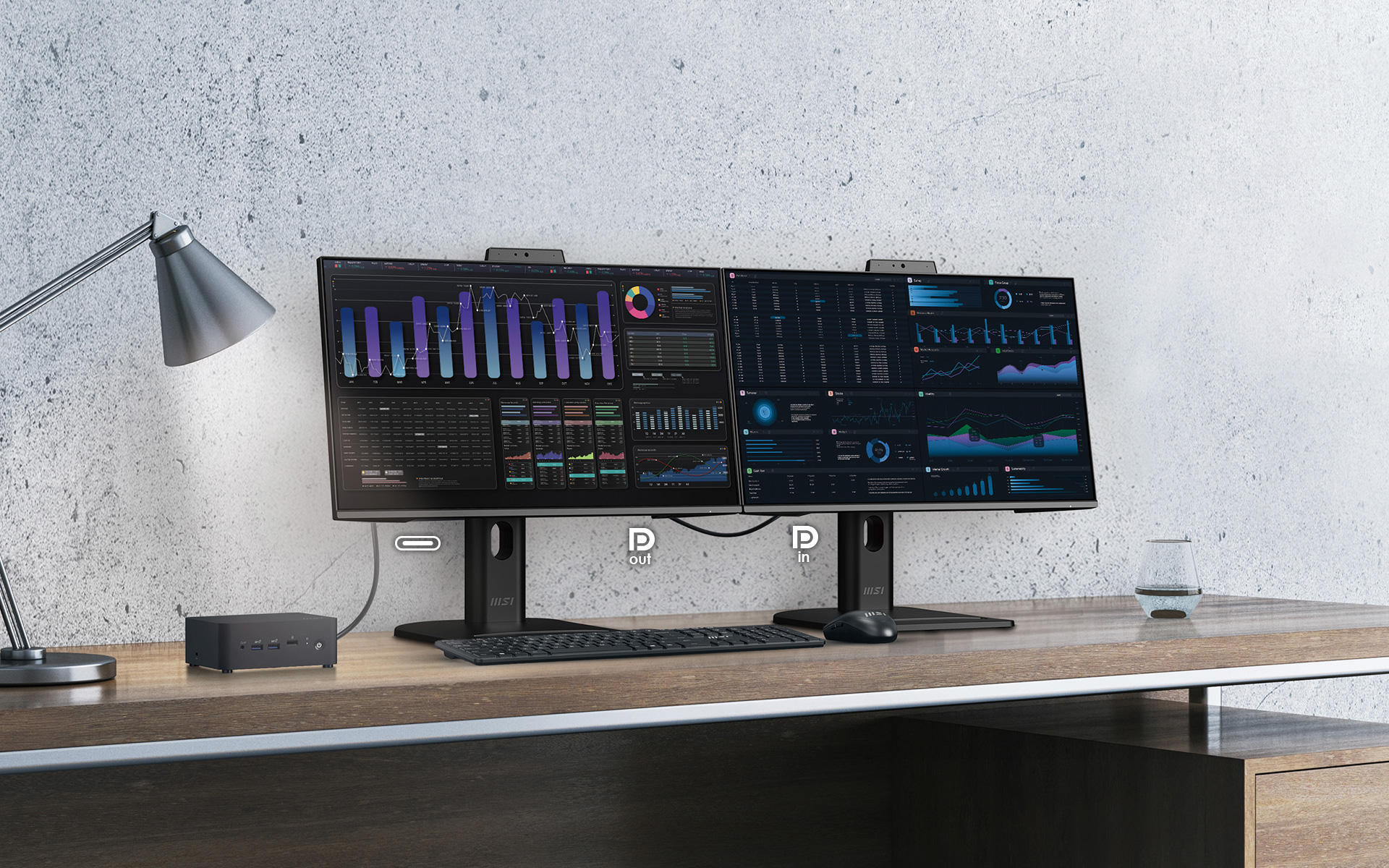 MSI PRO MP245PDG E14 Daisy Chain