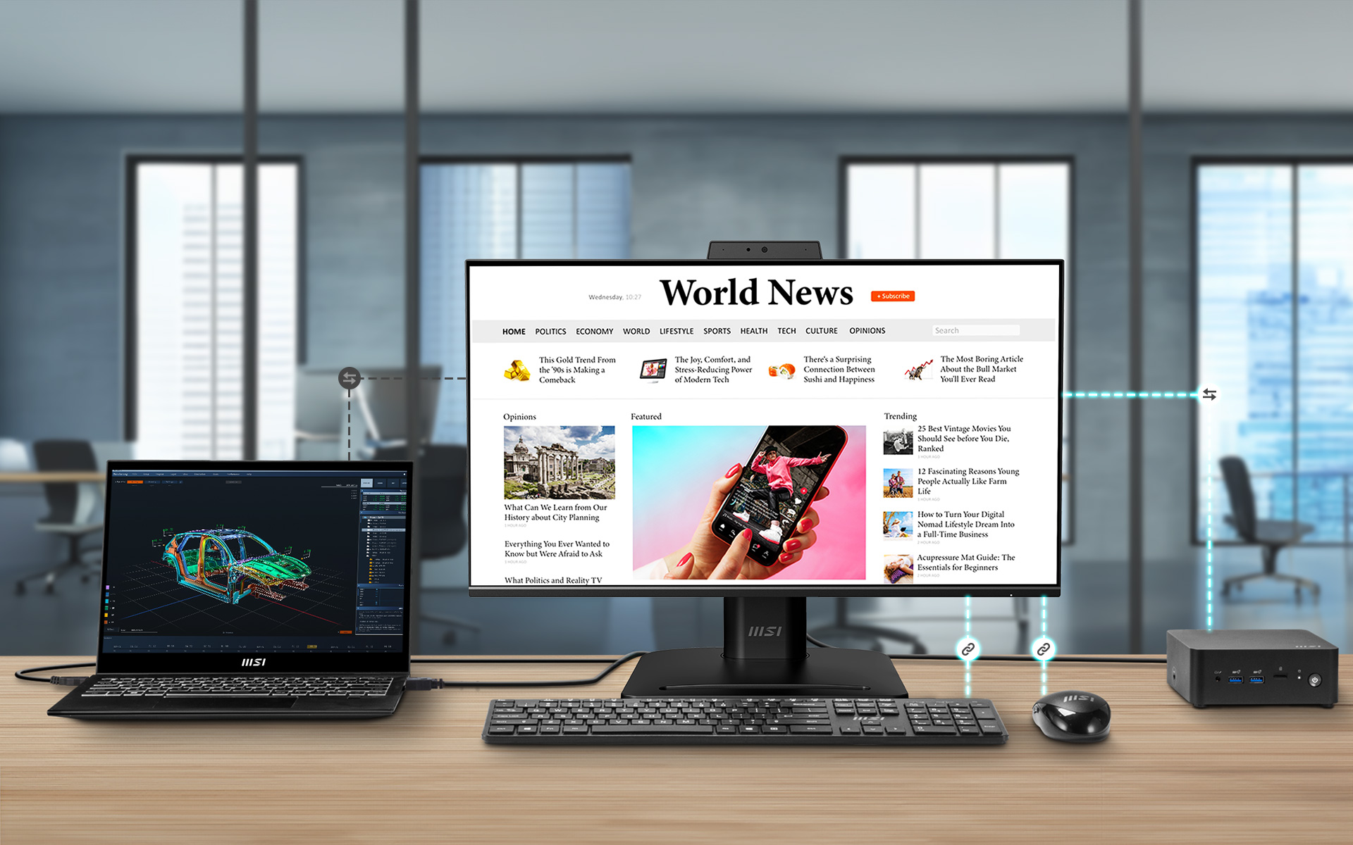 MSI PRO MP245PDG E14 kvm Support