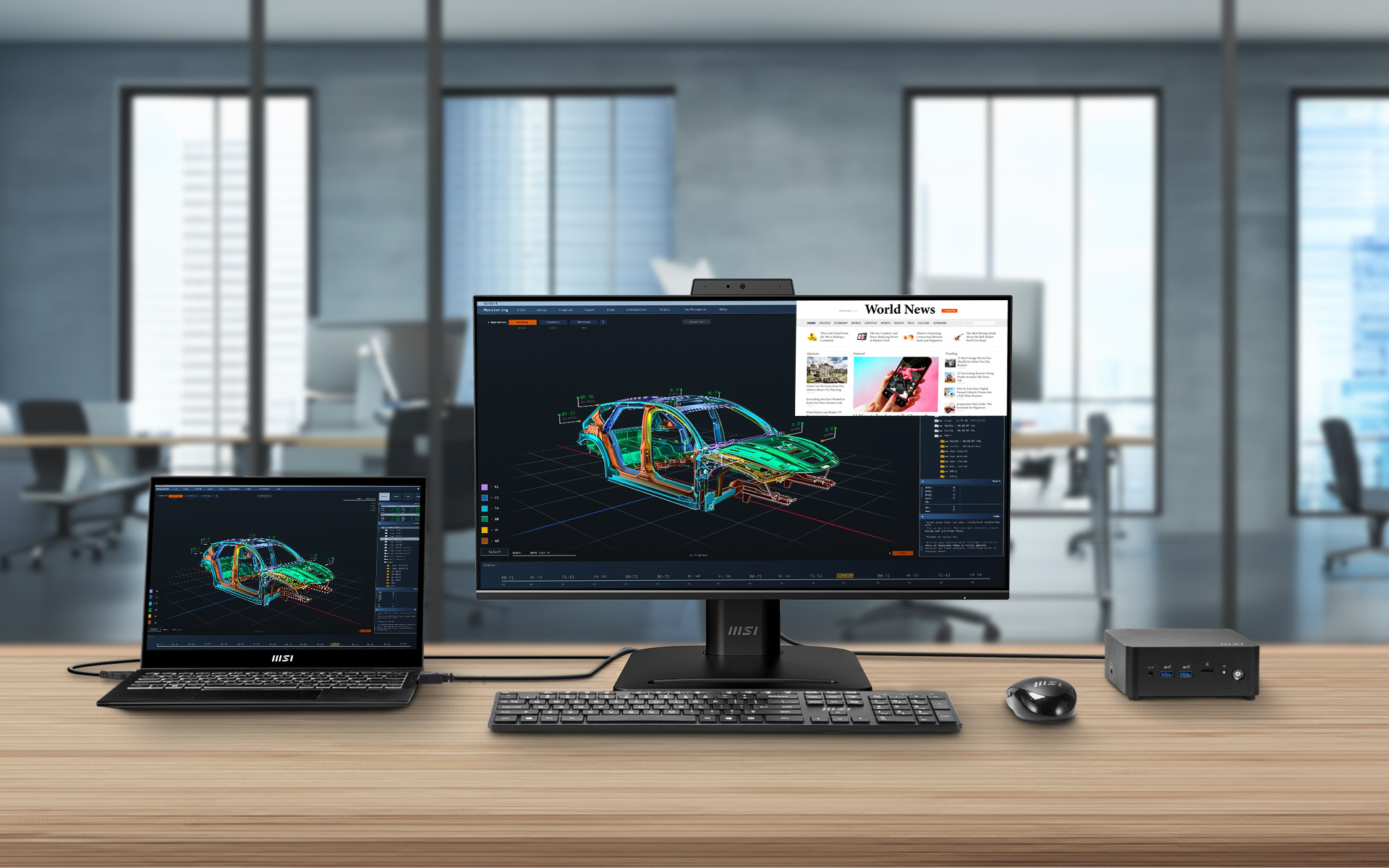 MSI PRO MP245PDG E14 PIP