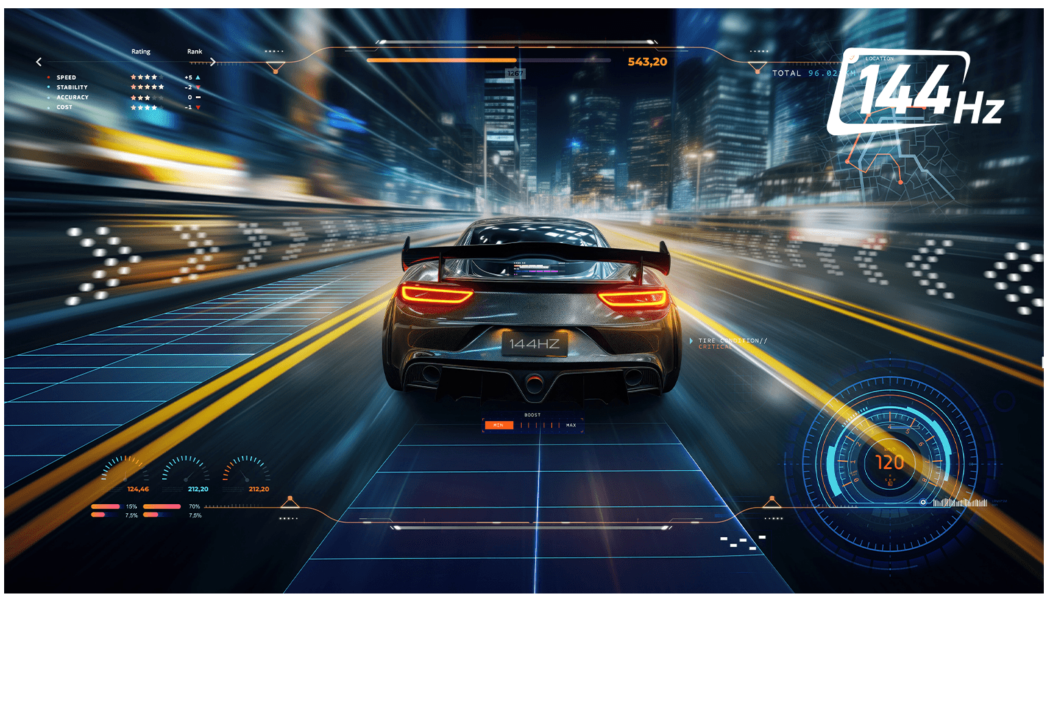 144Hz + 1ms MPRT + Adaptive-Sync