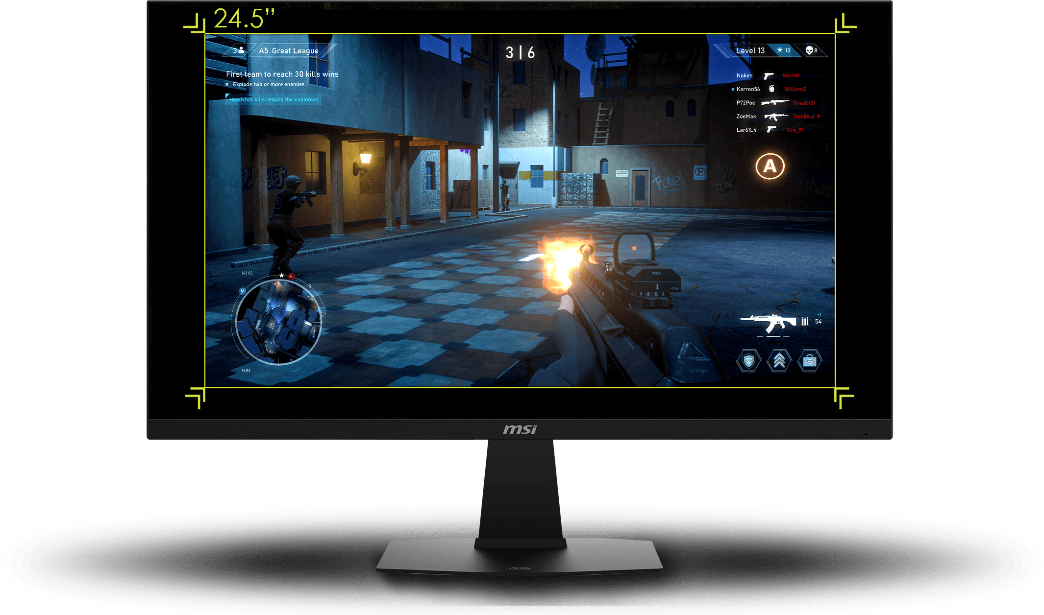 ASPECT RATIO OPTIONS 24.5 inch