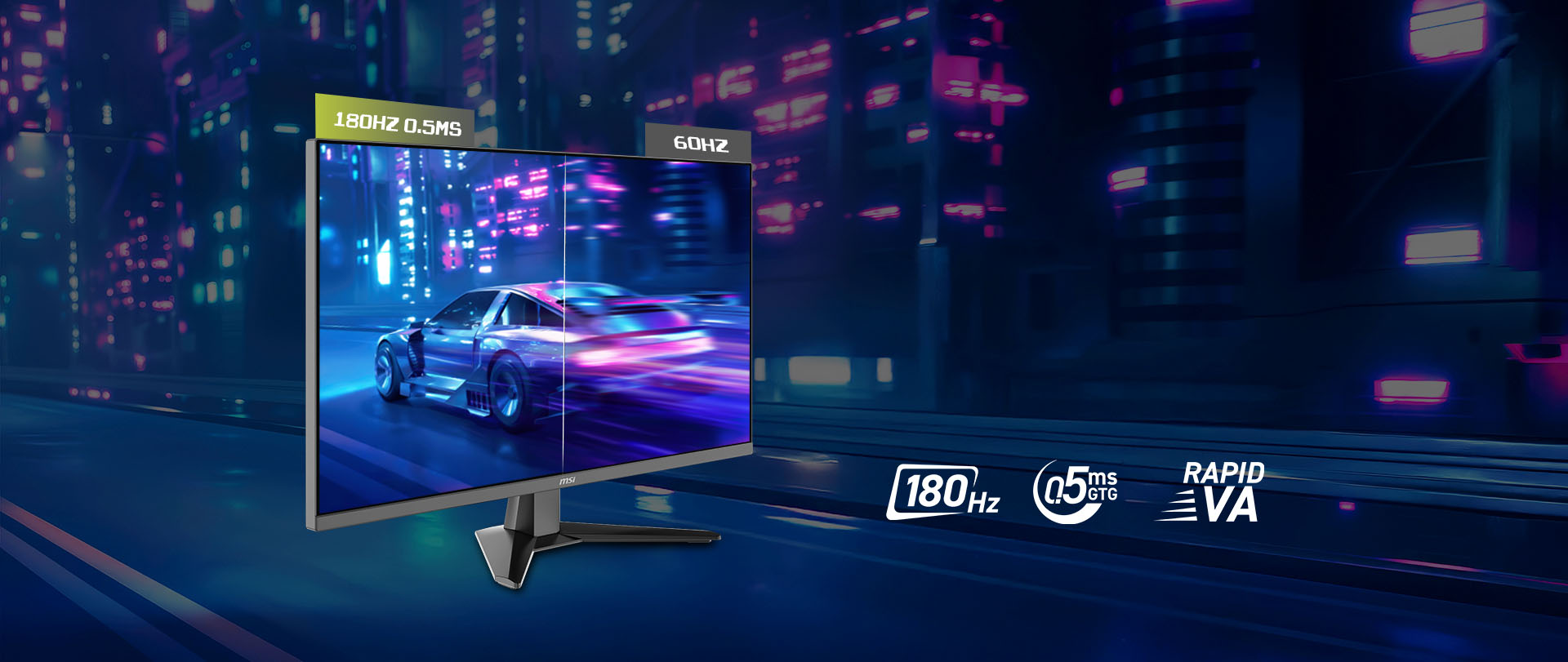 MSI MAG 325QF E18V smooth 180Hz gameplay