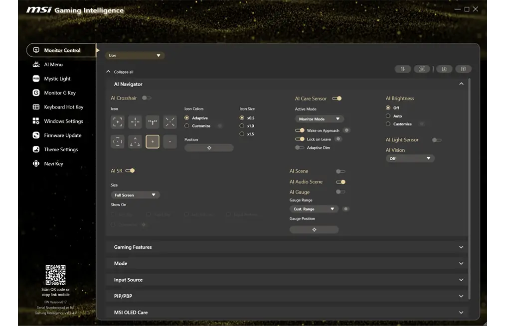 msi Intelligence app
