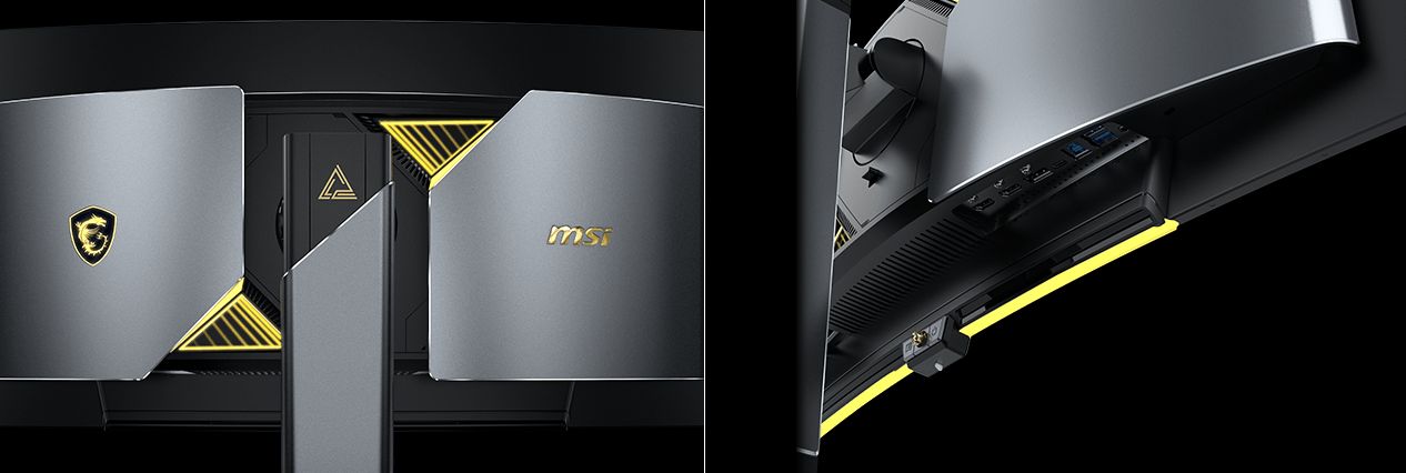 MEG X gaming monitor Mystic Light ambient RGB