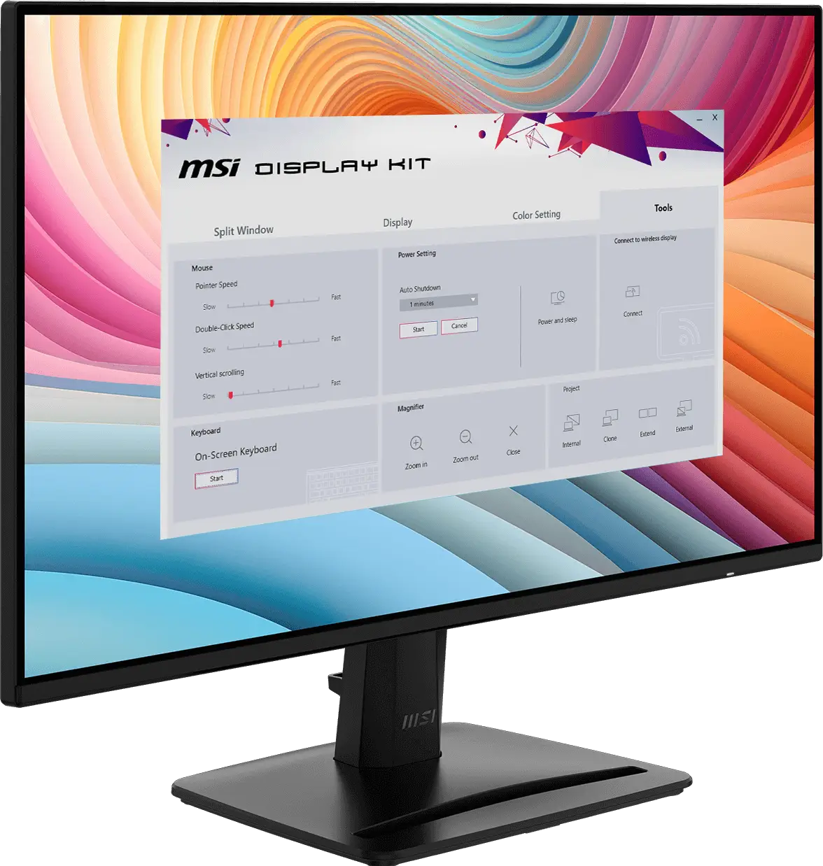 Écran MSI PRO MP242 E14A 24" Full HD 144Hz - (9S6-3PD1CT-011)