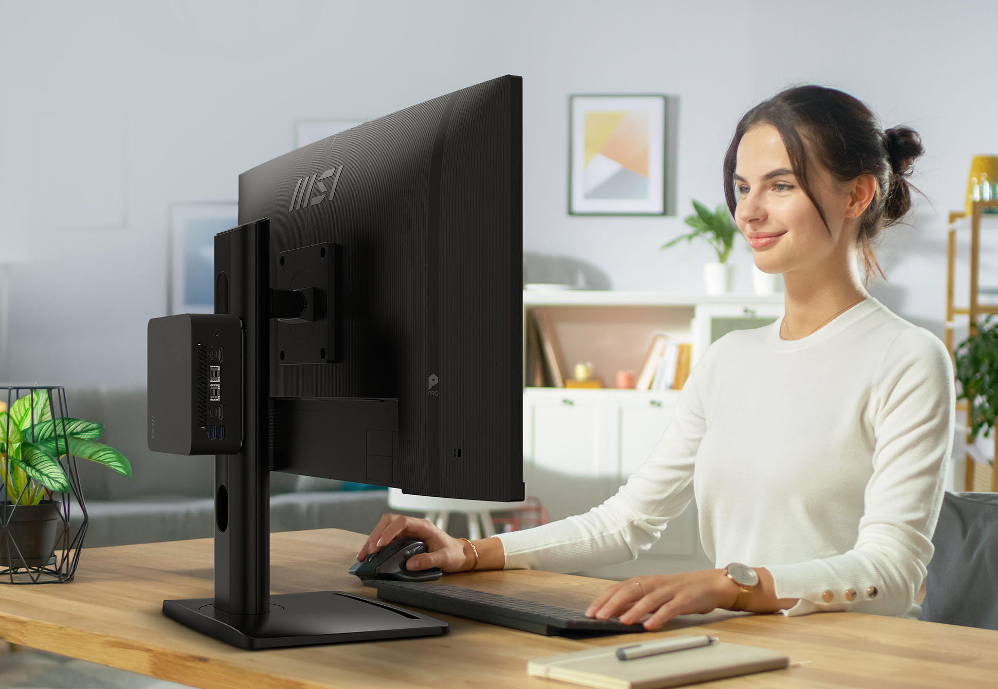 PRO MP273Q E14 with MSI Mini PC