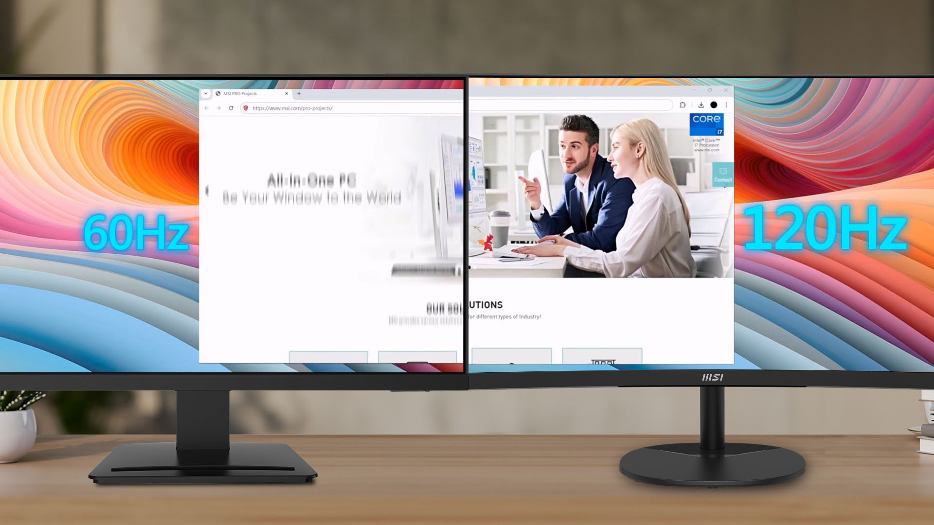 120Hz High Refresh Rate