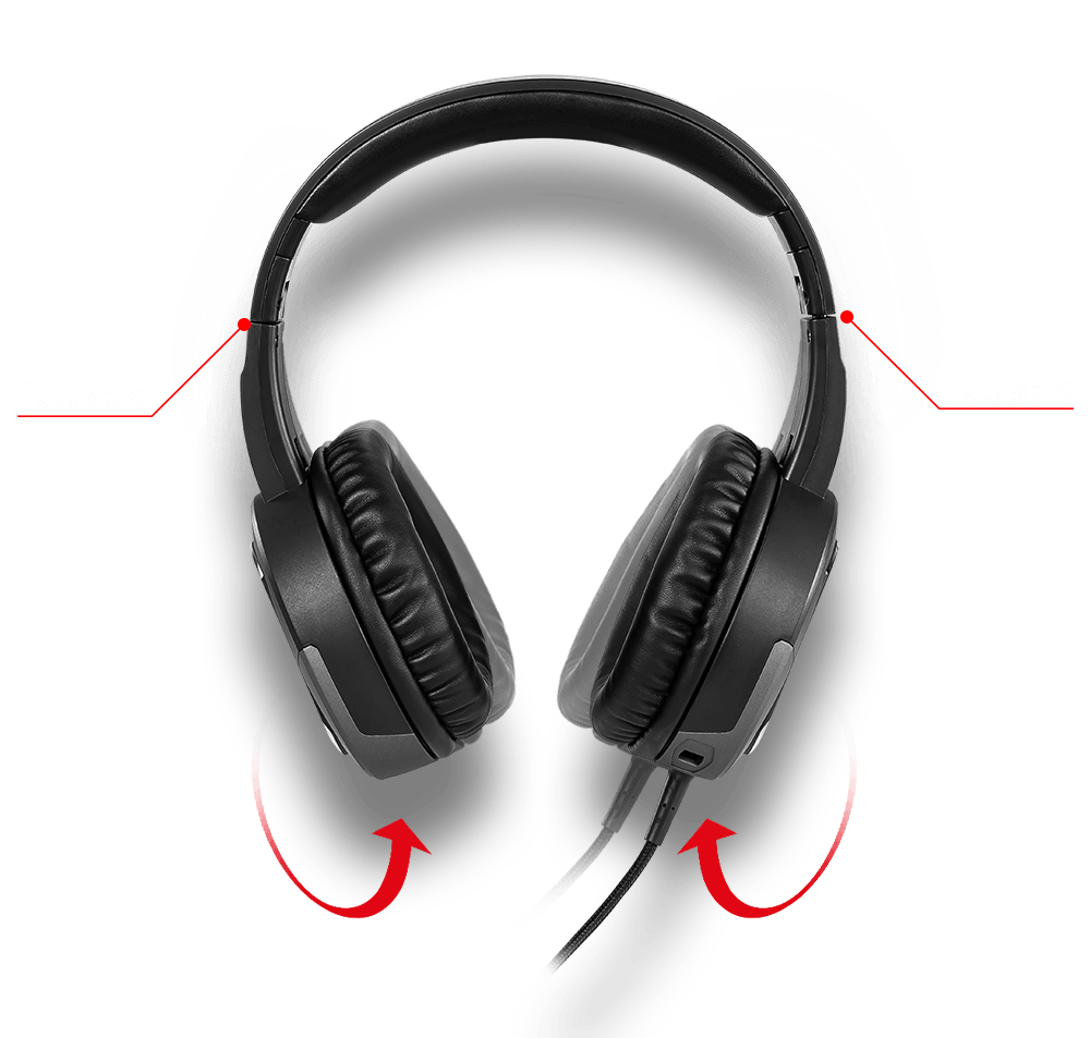 MSI Immerse GH30 V2 Stereo Noir - Micro-casque 