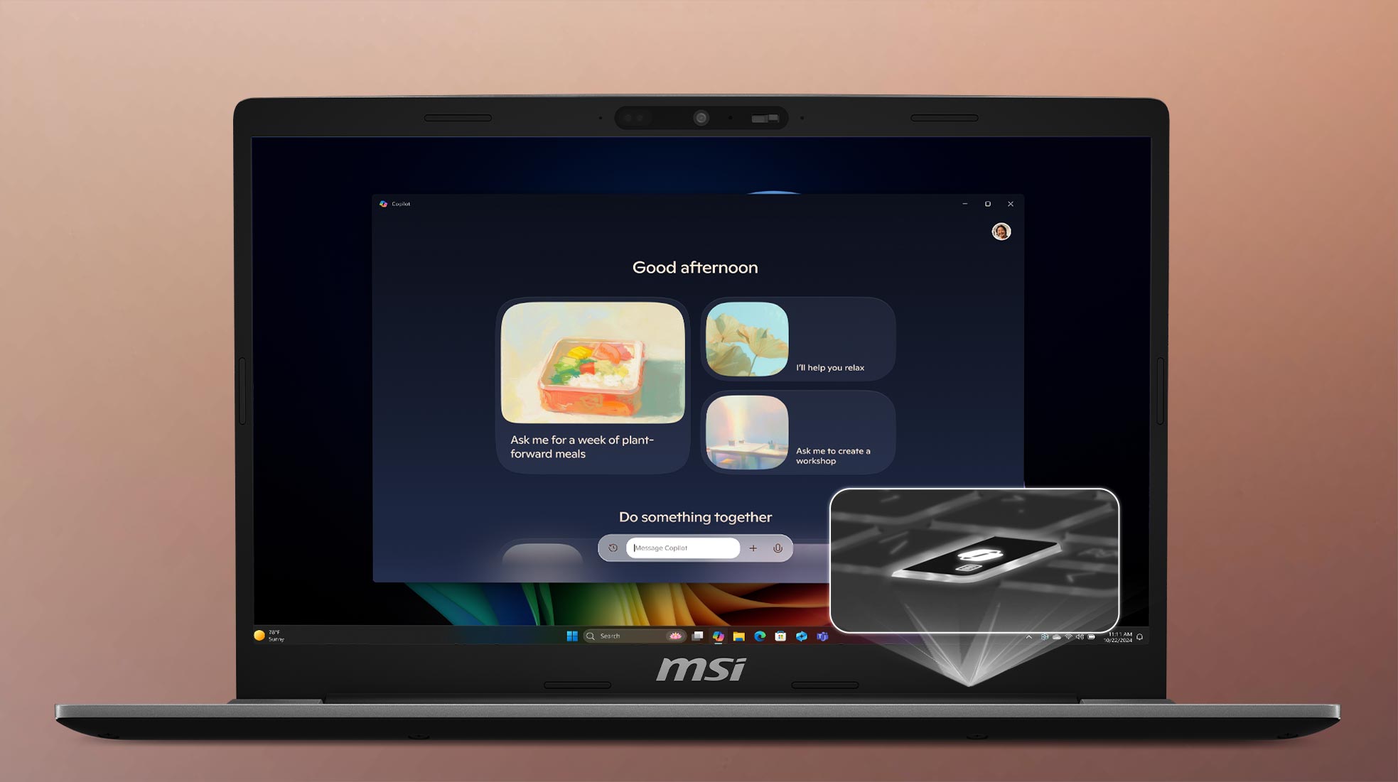Copilot+ PC  Msi laptop